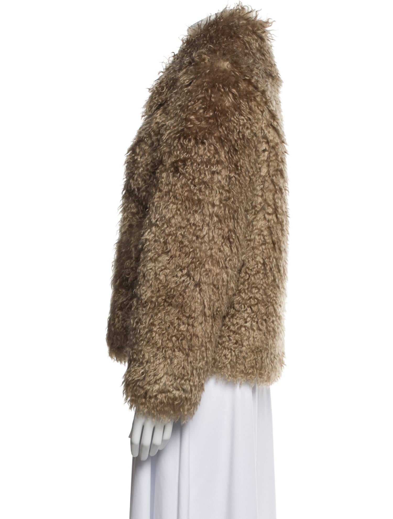 Burberry Mohair Faux Fur Jacket w/ Tags