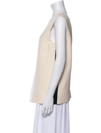 Burberry Wool Bateau Neckline Top