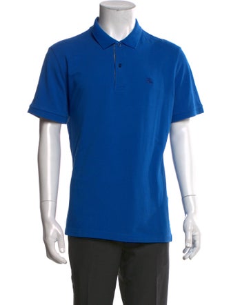 Burberry Nova Check Pattern Collar Polo Shirt