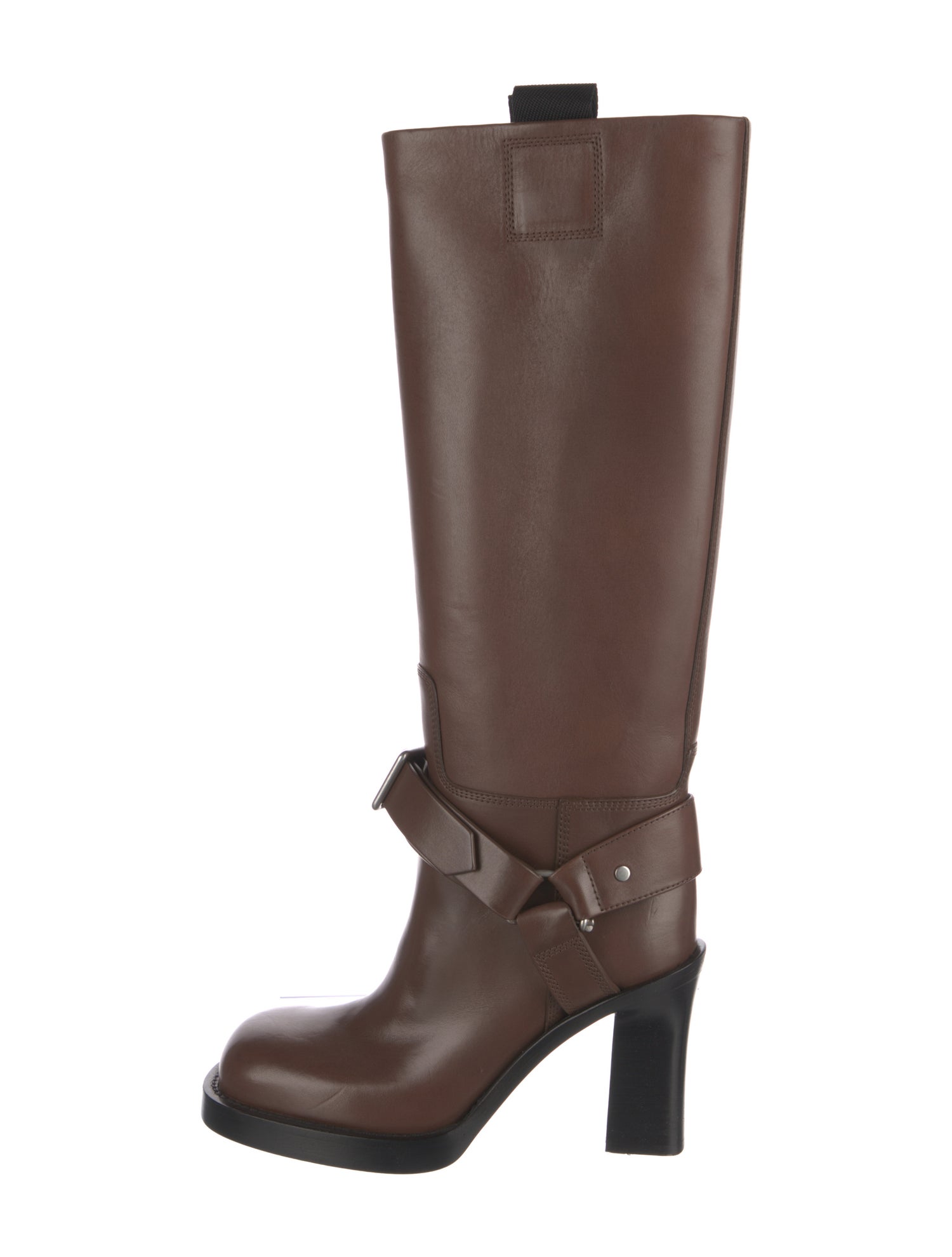 Burberry Leather Riding Boots