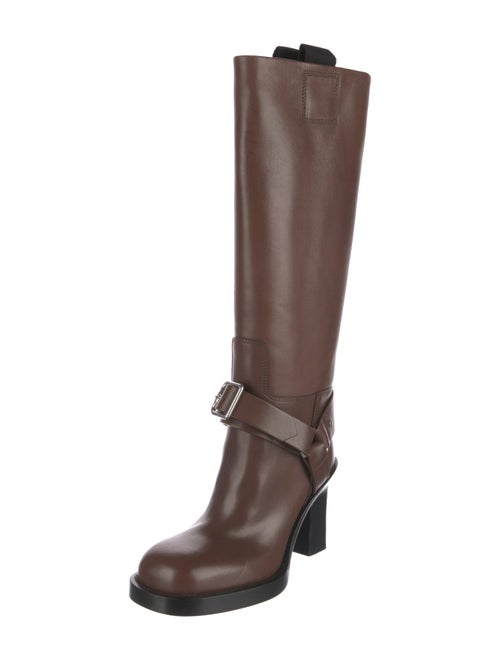 Burberry Leather Riding Boots