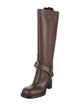 Burberry Leather Riding Boots