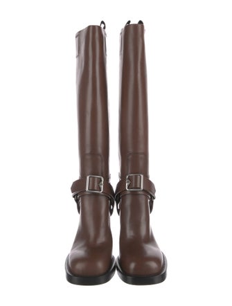 Burberry Leather Riding Boots