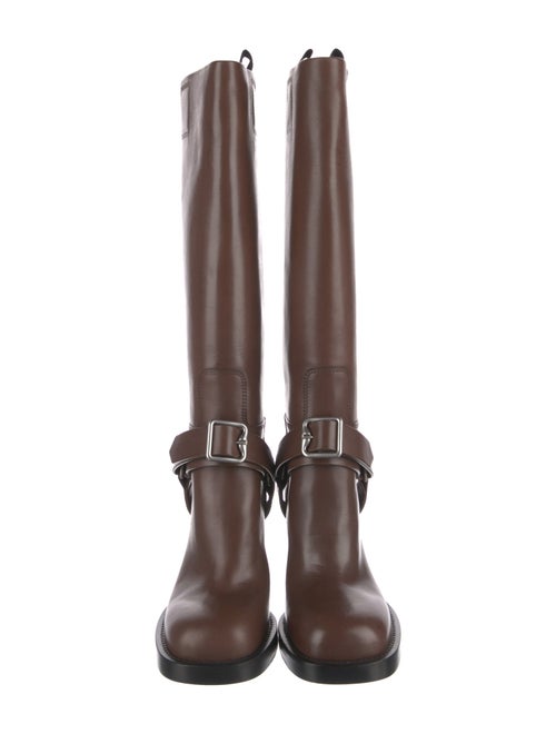 Burberry Leather Riding Boots