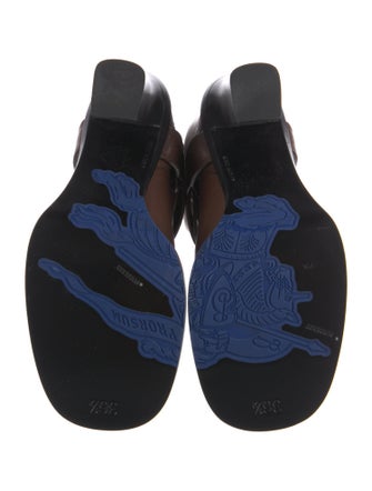 Burberry Leather Riding Boots