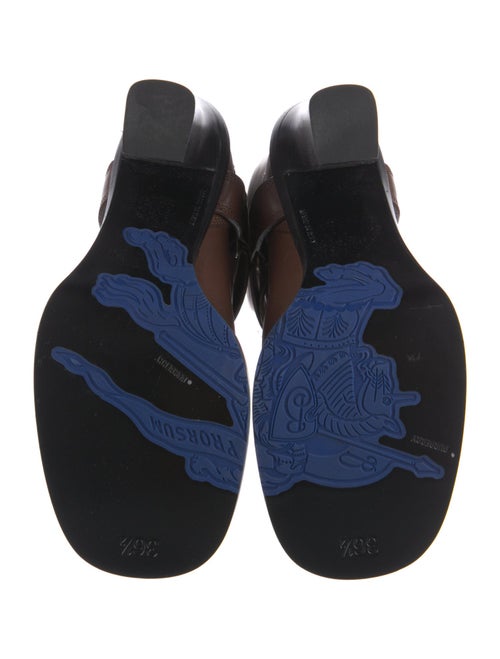 Burberry Leather Riding Boots