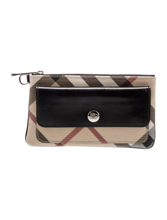 Burberry Super Nova Check Clutch