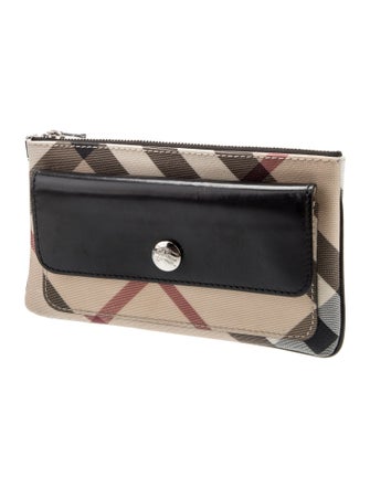 Burberry Super Nova Check Clutch