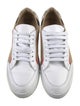Burberry Nova Check Pattern Leather Sneakers