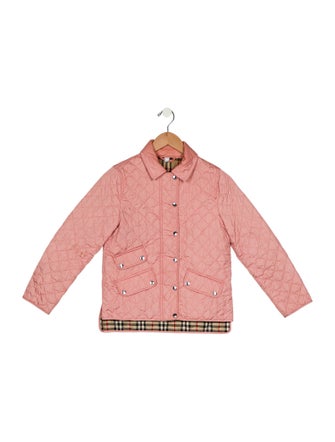 Burberry Girls' Quilted Jacket