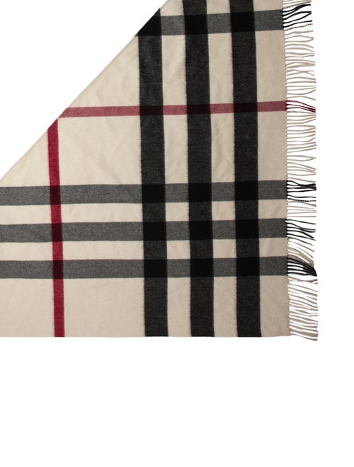 Burberry Cashmere Striped Scarf