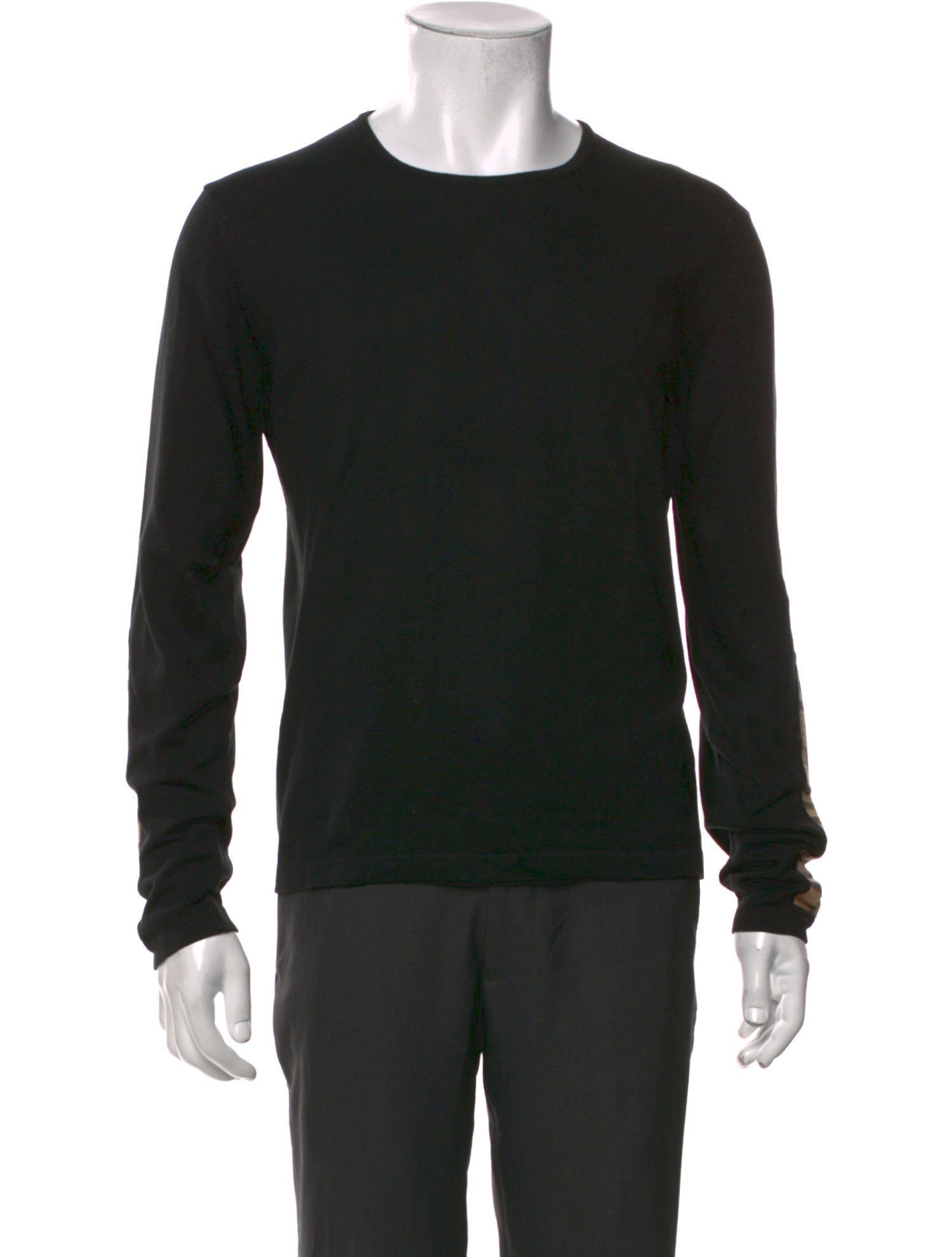 Burberry Crew Neck Long Sleeve Pullover