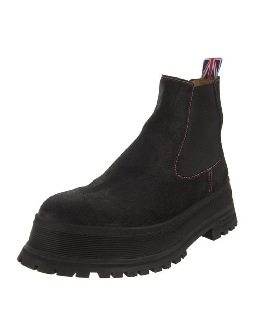 Burberry Suede Chelsea Boots