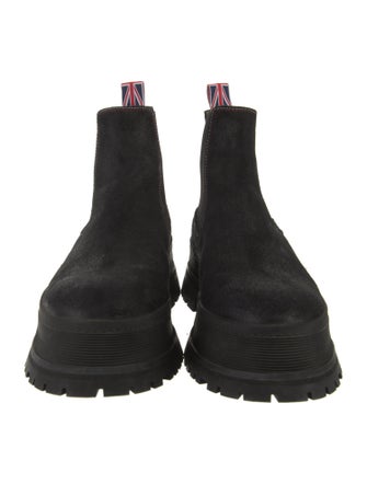 Burberry Suede Chelsea Boots
