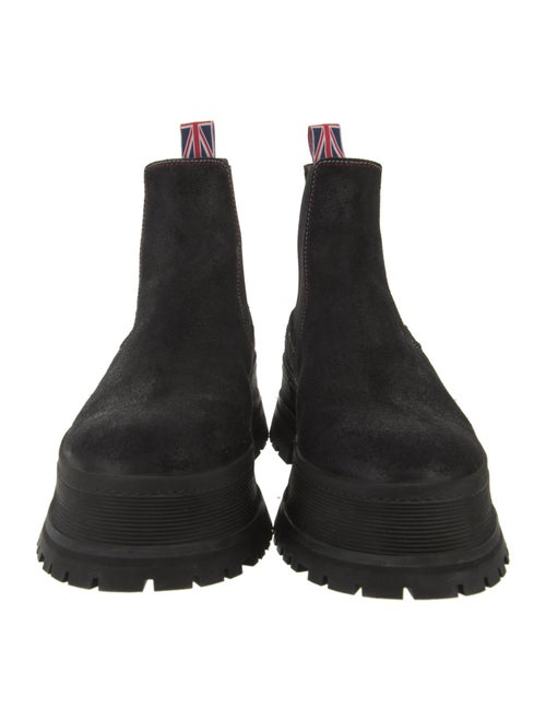 Burberry Suede Chelsea Boots