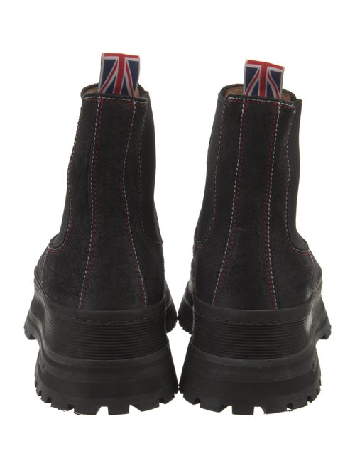 Burberry Suede Chelsea Boots