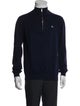 Burberry TB Monogram Mock Neck Polo Sweater