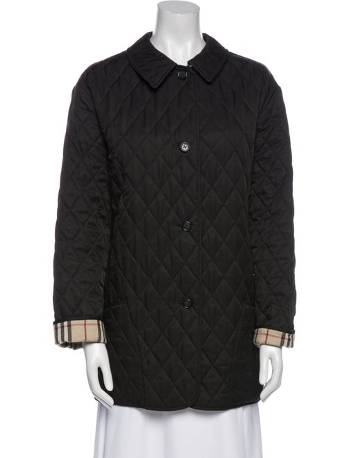 Burberry Plaid Print Utility Jacket