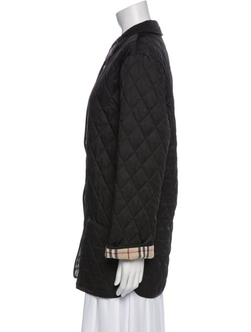 Burberry Plaid Print Utility Jacket