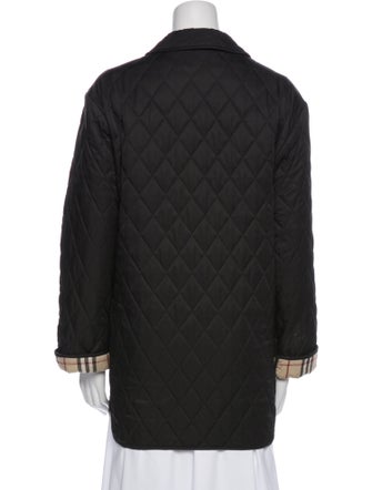 Burberry Plaid Print Utility Jacket