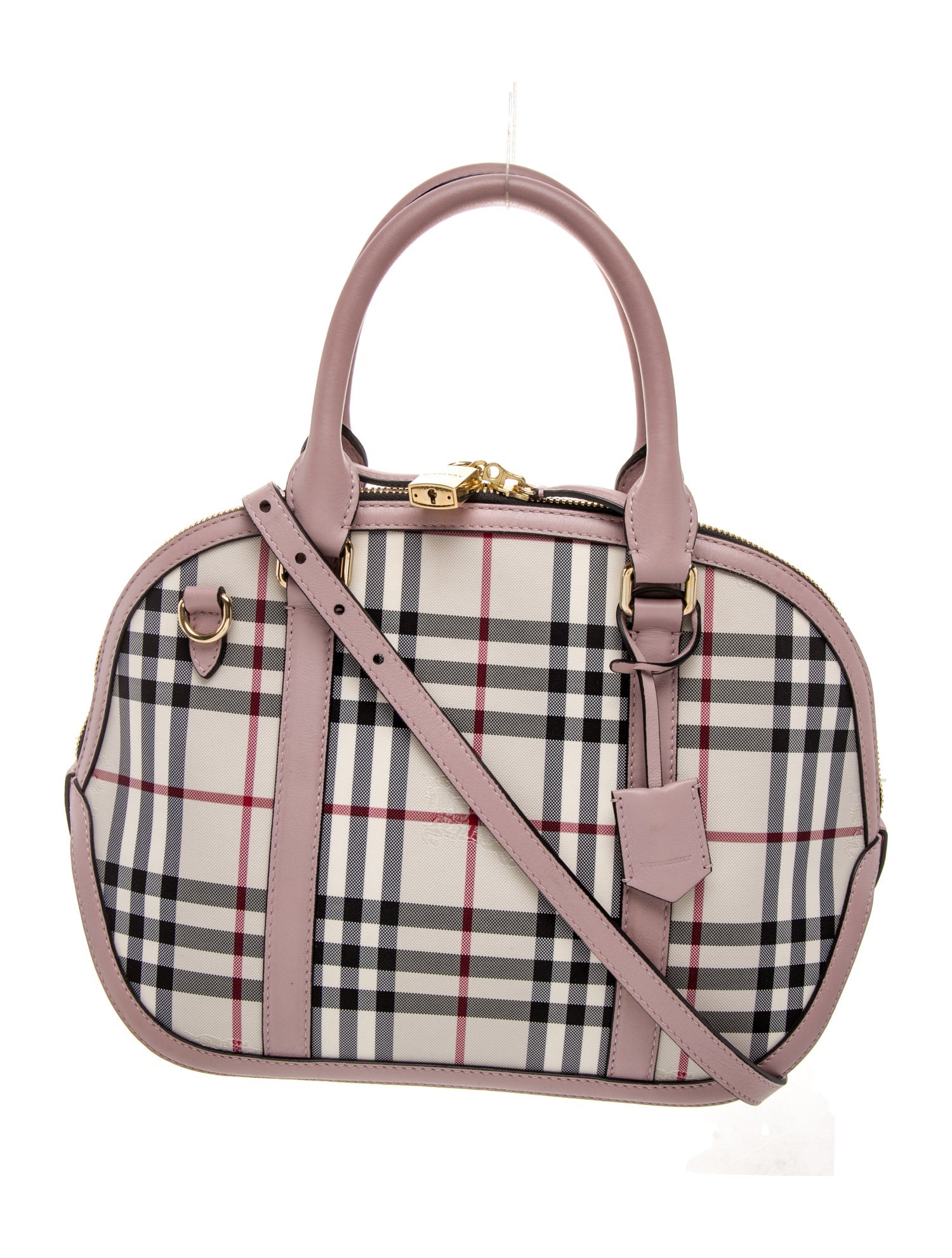 Burberry Classic/Haymarket Check Top Handle Bag