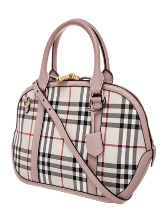 Burberry Classic/Haymarket Check Top Handle Bag