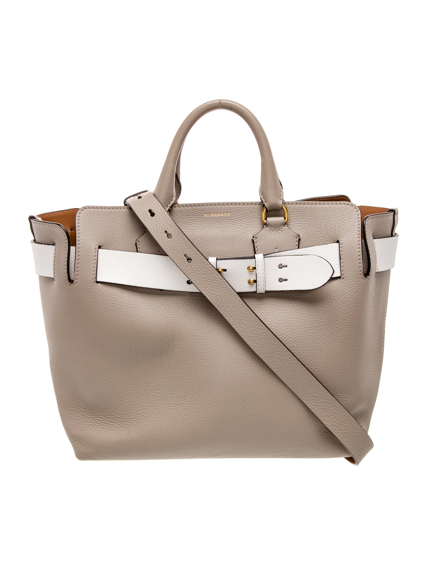 Burberry Leather Belt Tote