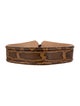Burberry Wide Snakeskin Waist Belt