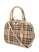 Burberry Haymarket Check Top Handle Bag
