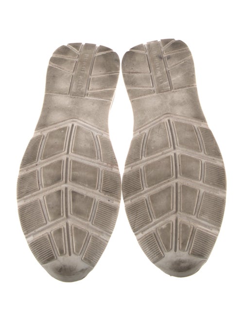 Burberry Plaid Print Sneakers