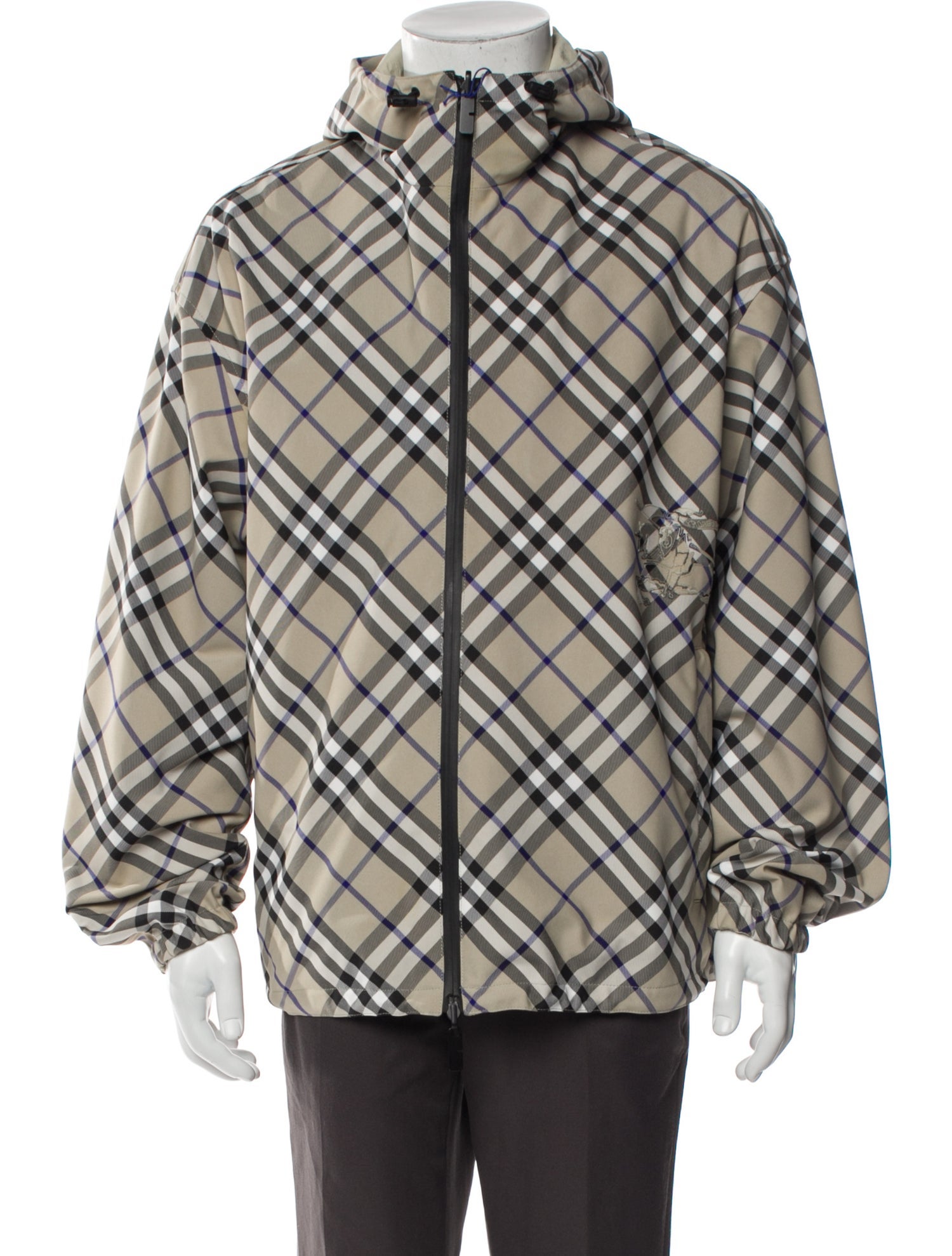 Burberry House Check Pattern Puffer Coat