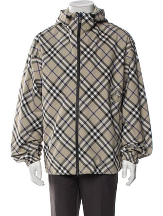 Burberry House Check Pattern Puffer Coat