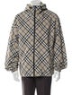Burberry House Check Pattern Puffer Coat