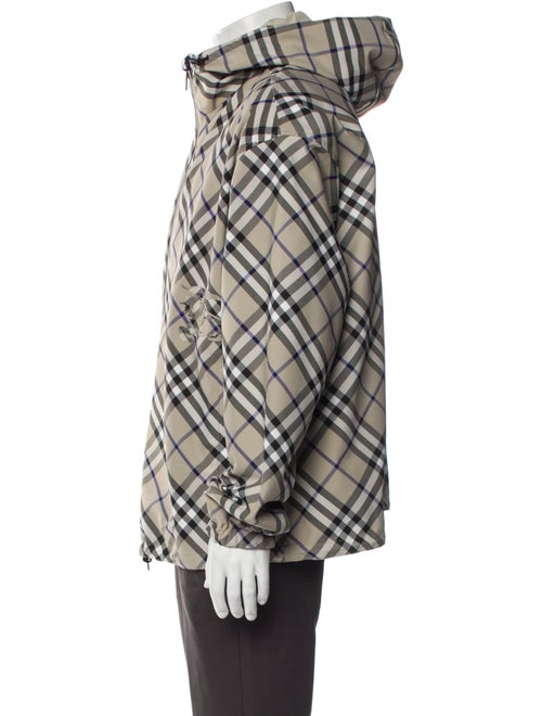 Burberry House Check Pattern Puffer Coat