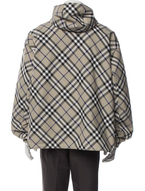 Burberry House Check Pattern Puffer Coat