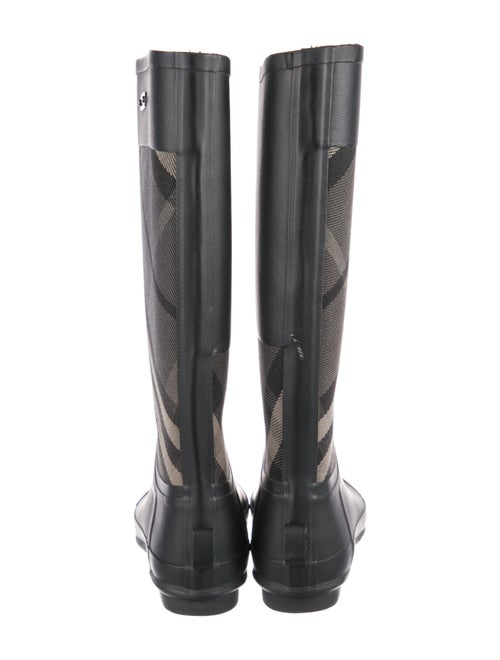 Burberry House Check Pattern Rubber Rain Boots