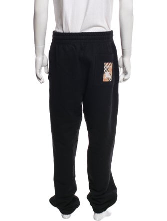 Burberry Embroidered Accent Lounge Bottoms