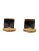 Burberry Embossed Check Square Cufflink