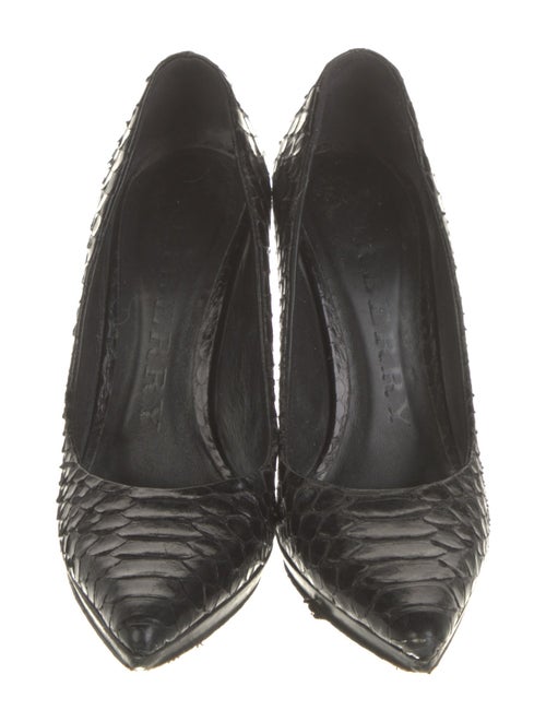 Burberry Snakeskin Pumps