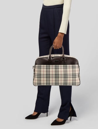 Burberry Canvas Briefcase