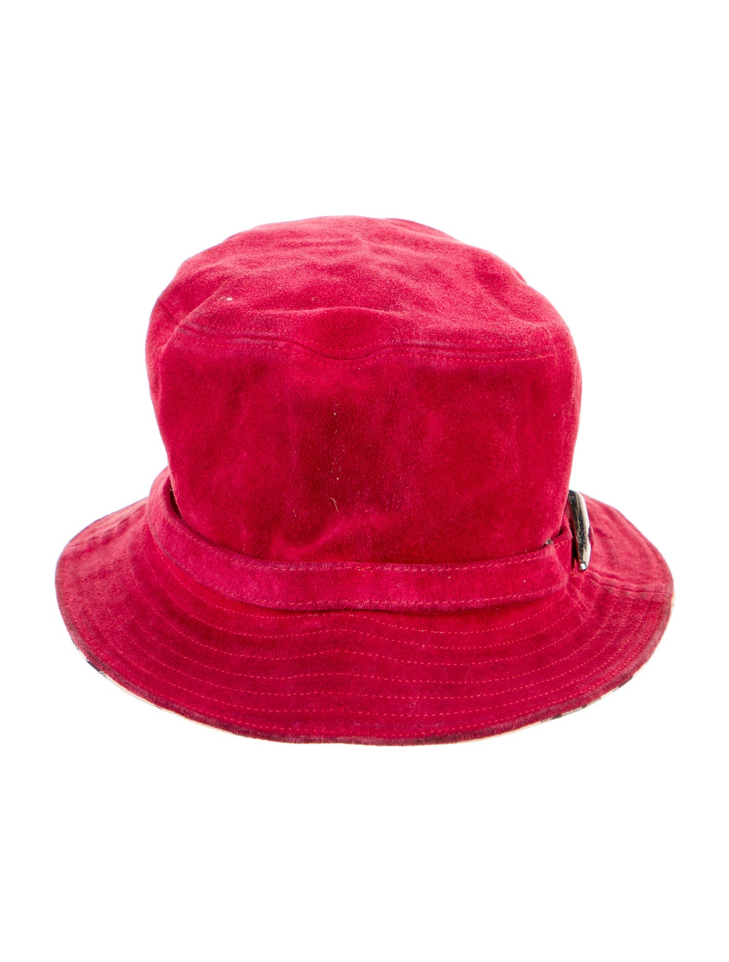 Burberry Suede Bucket Hat Size M