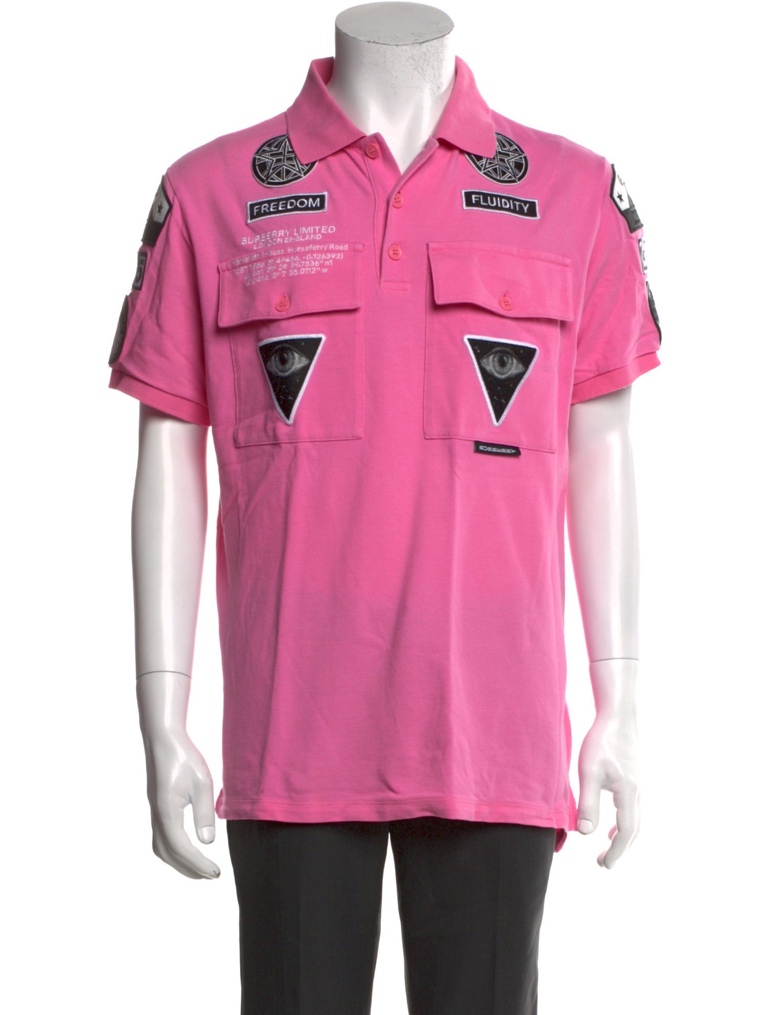 Burberry Collar Short Sleeve Polo Shirt