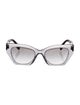 Burberry Exploded Check Pattern Cat-Eye Sunglasses