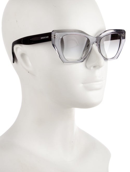 Burberry Exploded Check Pattern Cat-Eye Sunglasses