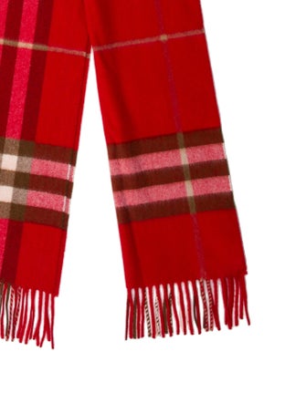 Burberry Cashmere Striped Scarf