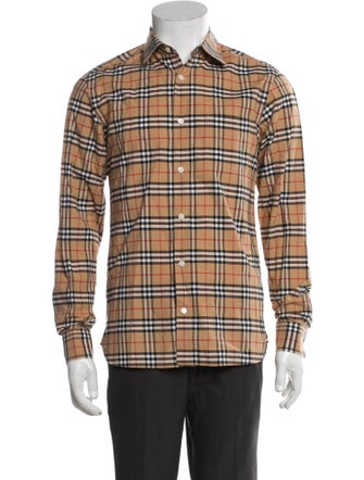 Burberry House Check Pattern Long Sleeve Shirt