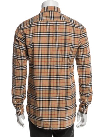 Burberry House Check Pattern Long Sleeve Shirt