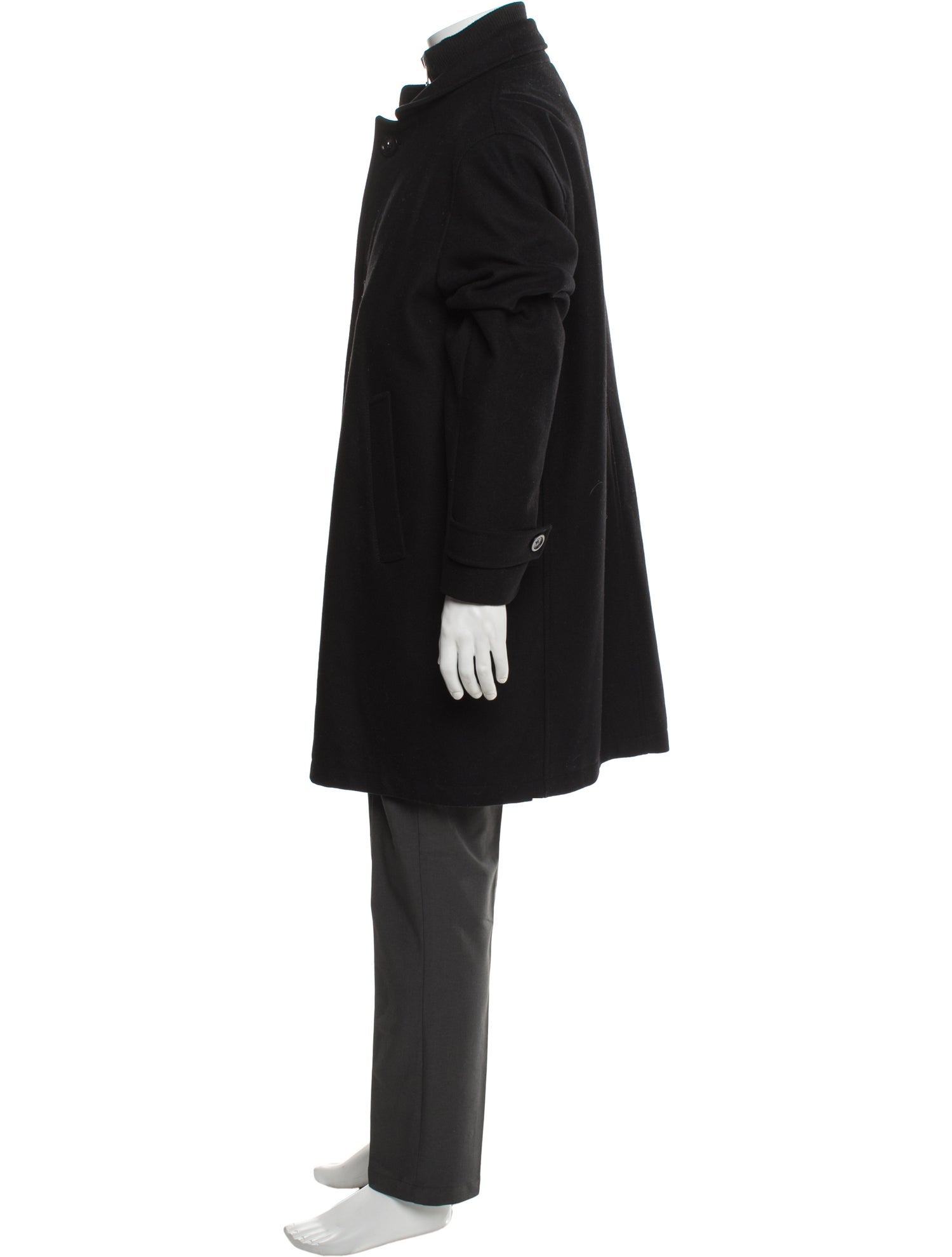 Burberry Nova Check Pattern Wool Parka