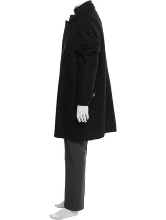 Burberry Nova Check Pattern Wool Parka