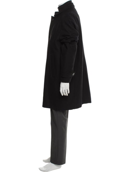 Burberry Nova Check Pattern Wool Parka